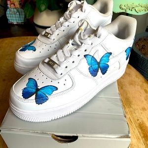 Nike Air Force 1 hand painted by Drip Creationz!!!